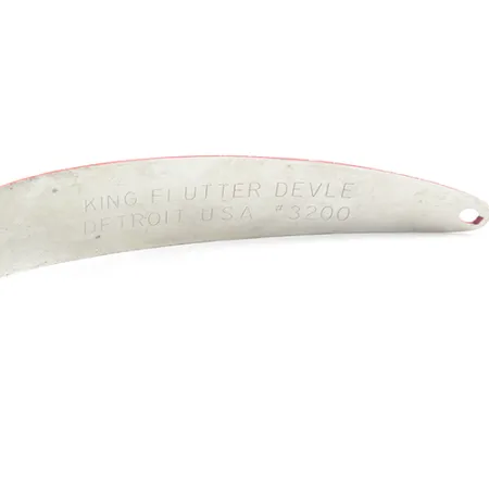 Eppinger King Flutter Devle 3200 Cuillère, Orange Fluo/Nickel, 9g, #1590