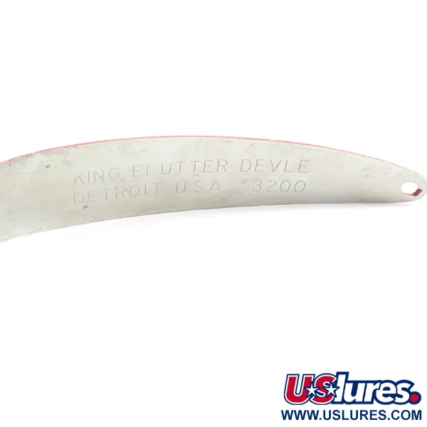 Eppinger King Flutter Devle 3200 Cuillère, Orange Fluo/Nickel, 9g, #1590