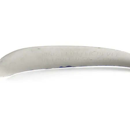 King Flutter Devle 3200 Cuillère Traîne, Nickel / Bleu, 9g, #1592