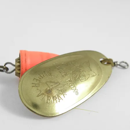 Blue Fox Super Vibrax 4 Cuiller, Laiton / Orange, 10,5g, Finlande, #1617