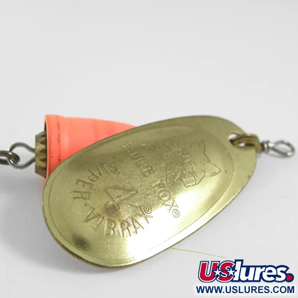 Blue Fox Super Vibrax 4 Cuiller, Laiton / Orange, 10,5g, Finlande, #1617