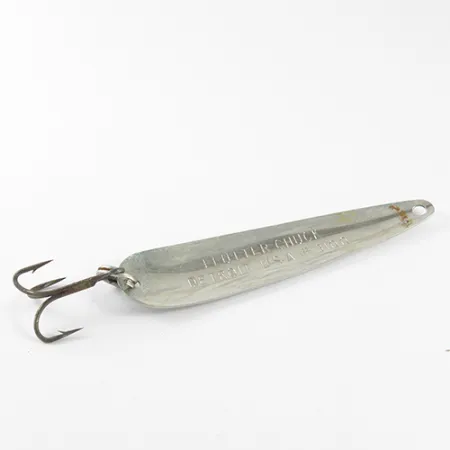 Dardevle Flutter-Chuck Cuiller Ondulante, Nickel / Vert, 8g, #1625