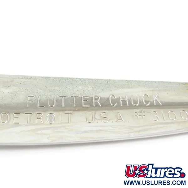 Dardevle Flutter-Chuck Cuiller Ondulante, Nickel / Vert, 8g, #1625