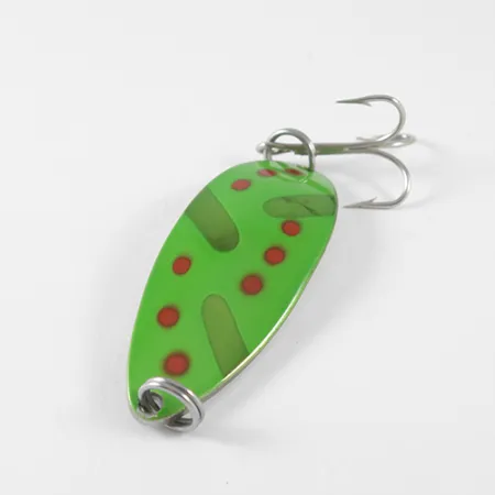 Seneca Little Cleo (Hula Girl) Cuillère, Vert/Rouge/Nickel, 18g, #1685