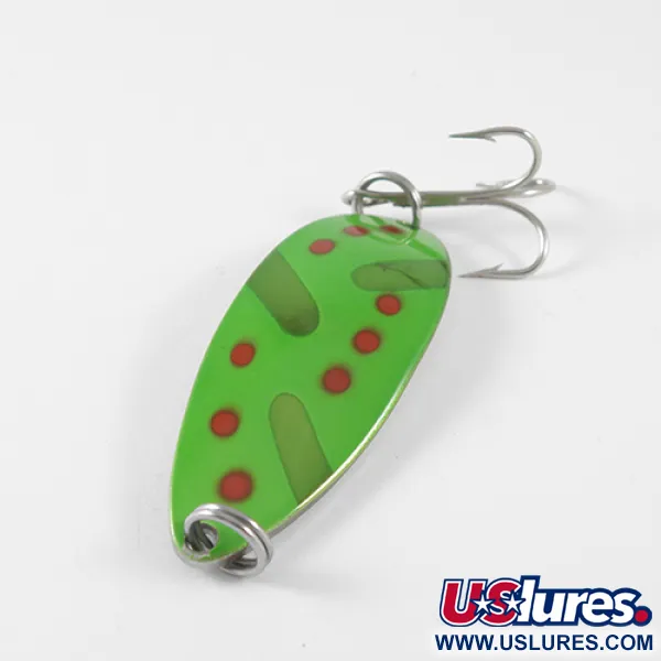 Seneca Little Cleo (Hula Girl) Cuillère, Vert/Rouge/Nickel, 18g, #1685
