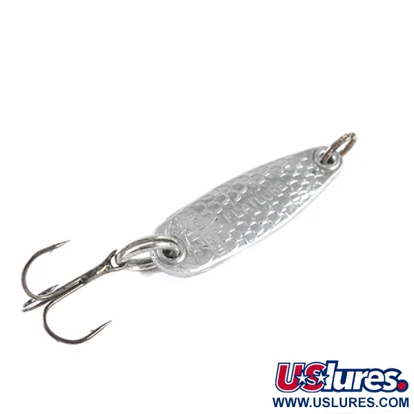 Zip Flatlure Jig Vertical, Argent, 44g, Motif Écailles, #1694