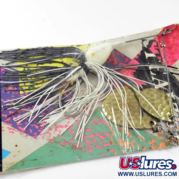 Jackson Stealth Spinnerbait, Laiton martelé, 28g, Double palette, #1709