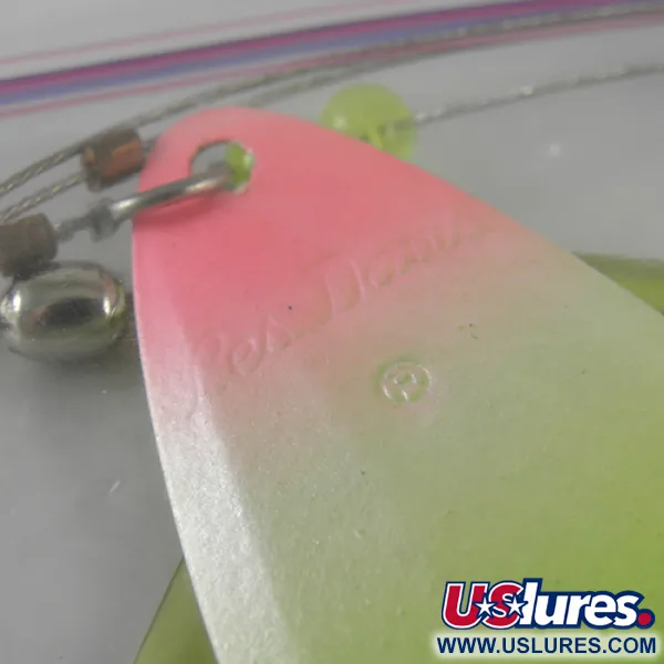 Luhr Jensen Les Davis Lake Troll Attracteur, Fluo Vert/Rose, 28g, #1711