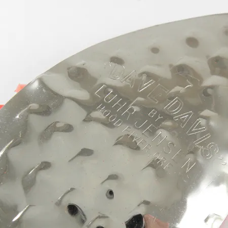 Luhr Jensen Dave Davis Cuillère, Orange/Nickel, 17g, Martelé, #1712