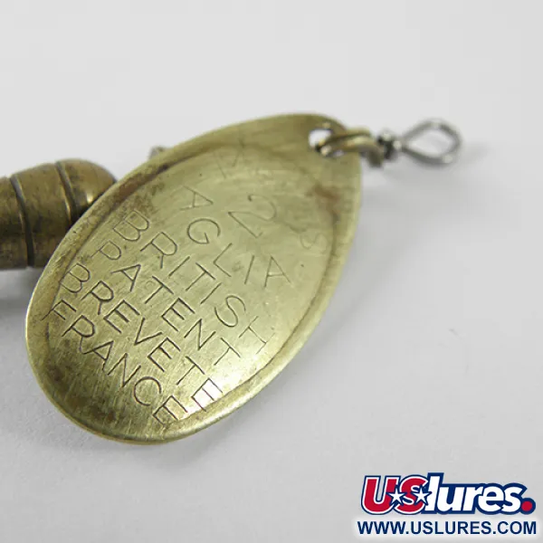 Mepps Aglia 2 Cuiller tournante, Laiton, 4,5g, Marquages, #1717