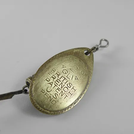 Mepps Aglia 2 Cuillère, Laiton, 4.5g, Marquage brevet, #1718