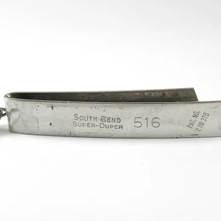 South Bend Super-Duper 516 Cuillère, Nickel, 18g, Breveté, #1721