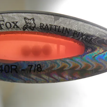 Blue Fox Rattlin Pixee Cuillère, Rainbow Nickel/Orange, 25g, #1738