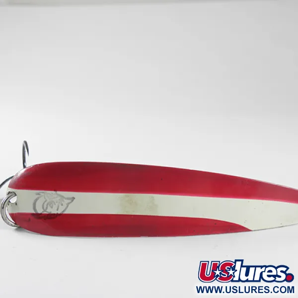 King Flutter Devle 3200 Cuillère Traîne, Rouge/Blanc/Nickel, 9g, #1741