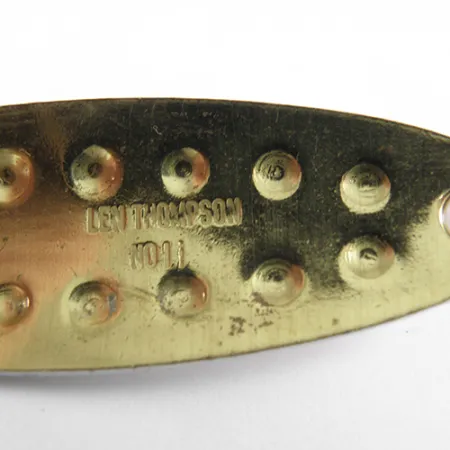 Len Thompson #11 Ondulante, Rouge/Blanc/Laiton, 14g, Alvéolée, #1747