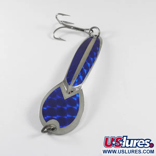 Glen Evans Loco 4 Cuillère, Nickel / Bleu, 9g, Prismatique, #1750