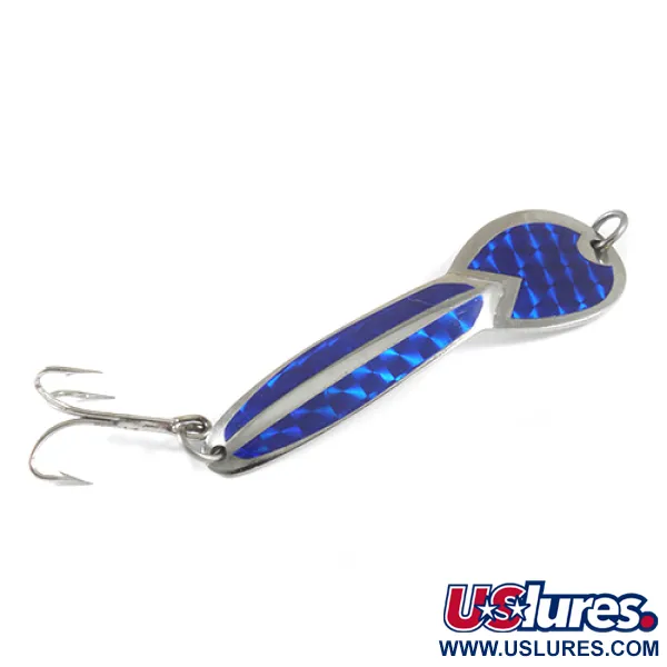 Glen Evans Loco 4 Cuillère, Nickel / Bleu, 9g, Prismatique, #1750