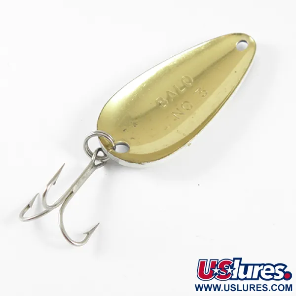 Balo 3 Cuillère, Noir / Blanc / Laiton, 14g, Motif vagues, #1771