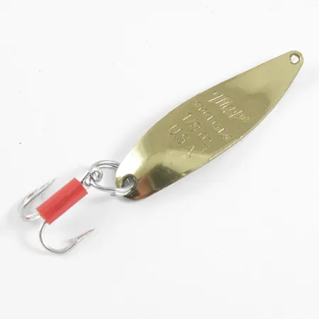 Mepps Syclops 00 Cuillère, Or / Rouge, 3,5 g, Profil S, #1790