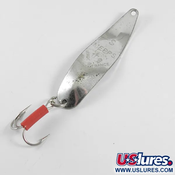 Mepps Syclops 2 Cuillère ondulante, Nickel / Rose, 17g, Forme S, #1791