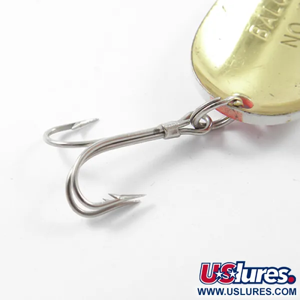 Balo 3 Cuillère, Rouge / Blanc / Laiton, 14g, Corps Laiton, #1798