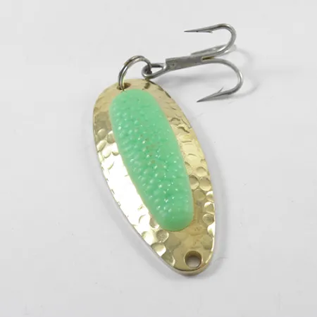 Blue Fox Pixee Cuillère ondulante, Gold/Fluorescent Green, 14g, #1800