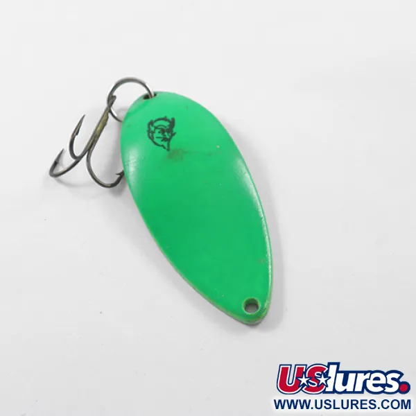 Dardevle Devle Dog 7800 Cuiller Ondulante, Vert/Nickel, 21g, #1803