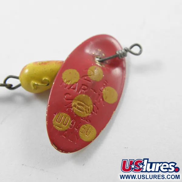 Panther Martin 2 Cuillère, Rouge/Jaune/Laiton, 2,5g, Vintage, #1815