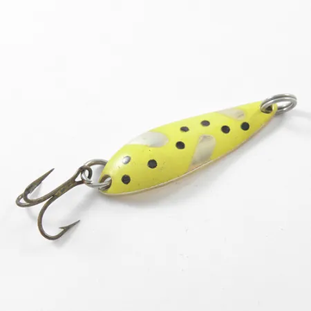 Acme Fiord Spoon Jr Cuillère, Jaune/Or, 3.4g, Leurre Vintage, #1821