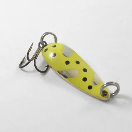 Acme Fiord Spoon Jr Cuillère, Jaune/Or, 3.4g, Leurre Vintage, #1821