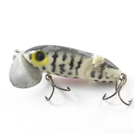 Fred Arbogast Jitterbug Jointed Leurre Surface, Tiger, 10g, #1831
