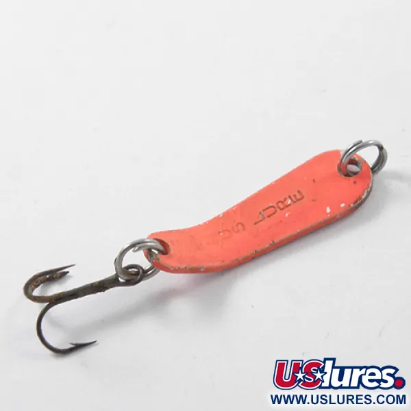 Luhr Jensen Hus-lure Cuiller, Orange / Hologramme, 2g, Vintage, #1835