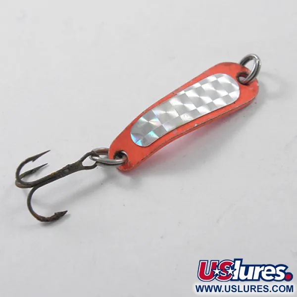 Luhr Jensen Hus-lure Cuiller, Orange / Hologramme, 2g, Vintage, #1835