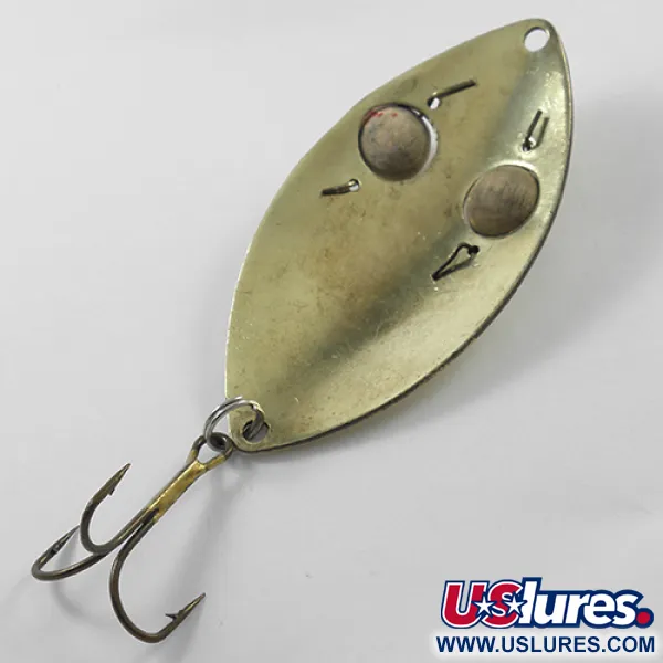 Lucky Strike Gold Red Flash Cuillère, Laiton, 21g, Yeux bois, #1840