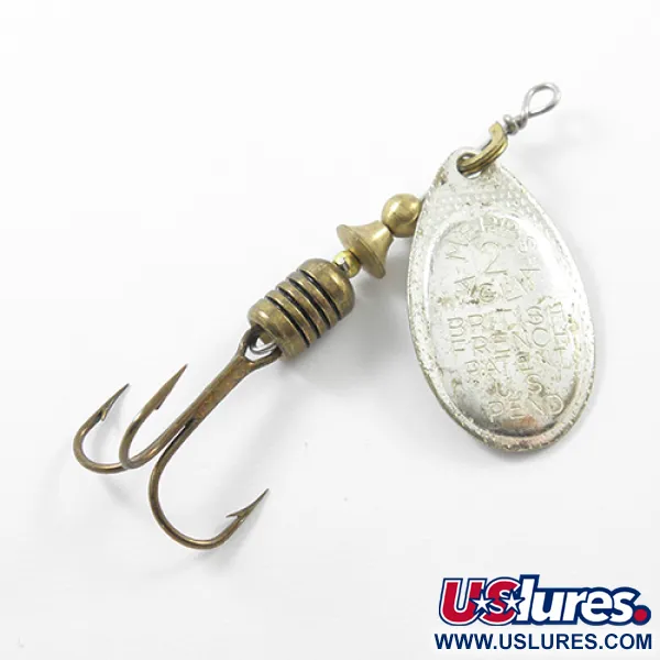 Mepps Aglia 2 Cuiller Tournante, Argent, 4.5g, Vintage, #1841