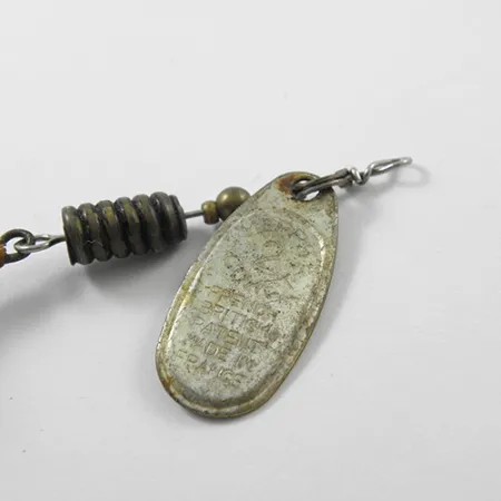 Cuiller Mepps Comet 2, Argenté, 4,5g, Plumes jaunes, #1846