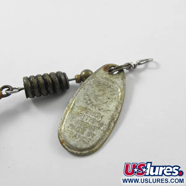 Cuiller Mepps Comet 2, Argenté, 4,5g, Plumes jaunes, #1846