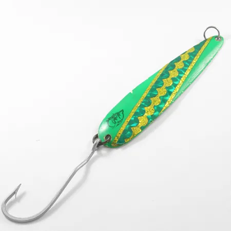Eppinger Dardevle Flutter-Chuck Magnum 3200 Cuillère, Vert/Nickel, 14g, #1852