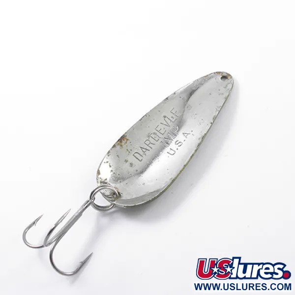 Eppinger Dardevle Imp Cuillère, Frog/Nickel, 11g, Vintage, #1869