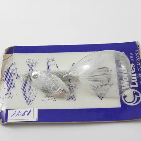 Worden’s Original Rooster Tail Cuiller, Nickel / Blanc, 1,77g, #1871