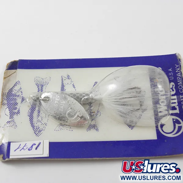 Worden’s Original Rooster Tail Cuiller, Nickel / Blanc, 1,77g, #1871