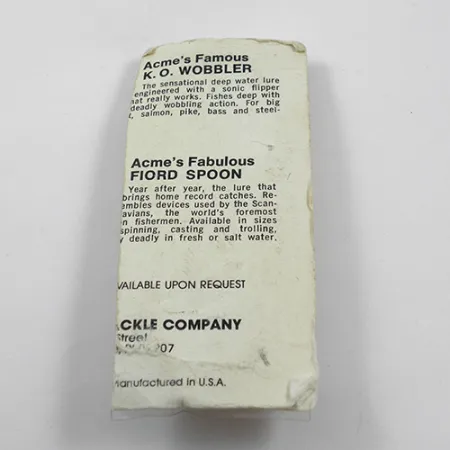 Acme Kastmaster Cuillère, Orange, 14g, Alliage Équilibré, #1886