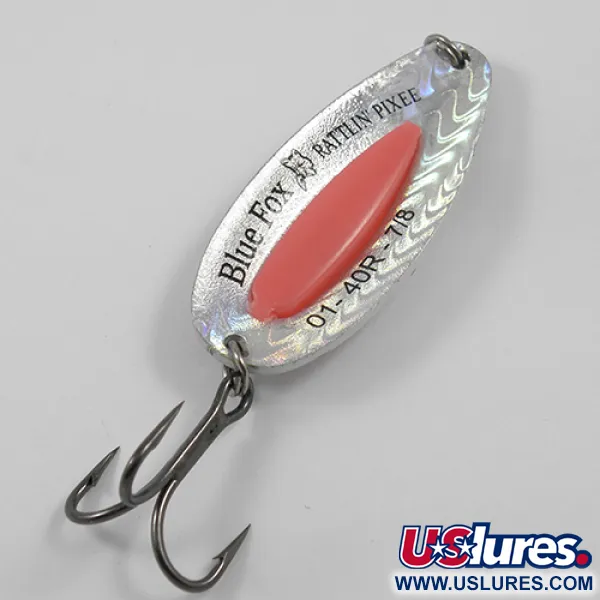 Blue Fox Rattlin Pixee Cuillère, Truite Arc-en-ciel, 24g, #1909