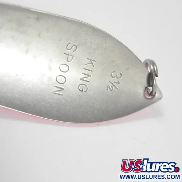 Pro King Weedless King Spoon Cuillère, Argent/Rose, 34g, Anti-herbe, #1931