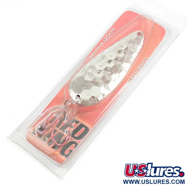 Worth Red King Spoon Cuillère, Nickel martelé, 17g, USA, #1943