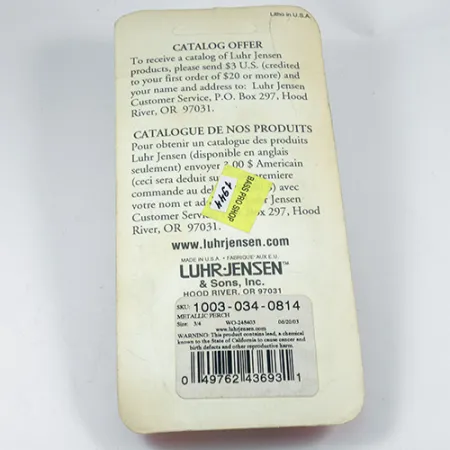 Luhr Jensen Krocodile Die #5 Cuillère, Fire Tiger/Gold, 21g, #1944