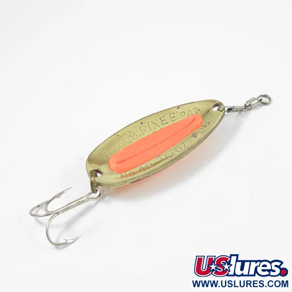 Nebco Pixee Cuillère, Or/Orange, 14g, Insert œuf de saumon, #1949