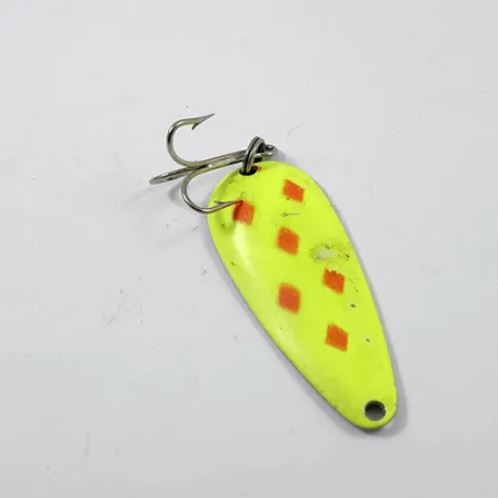 Blue Fox Aqua Cuillère, Lime/Orange, 9.5g, Vintage USA, #1951