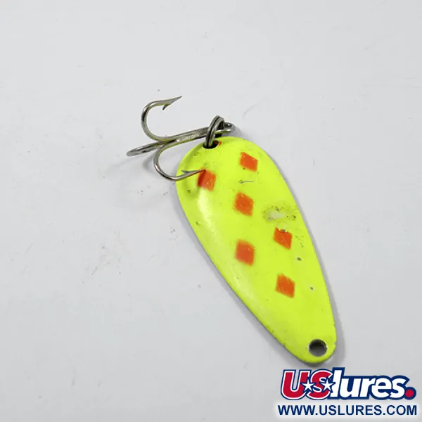 Blue Fox Aqua Cuillère, Lime/Orange, 9.5g, Vintage USA, #1951