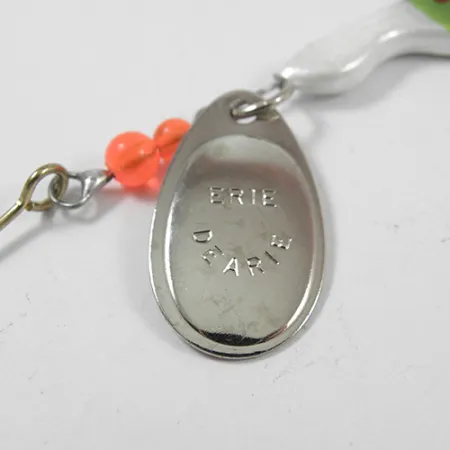 Erie Dearie Walleye Killer Spinner, Nickel/Vert, 14g, Vintage, #1952